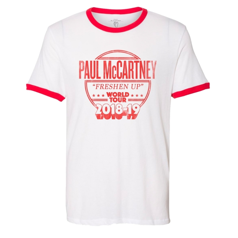 Paul McCartney Freshen Up Tour Ringer T-Shirt